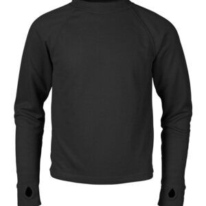 L.L.Bean Kids' Wicked Warm Midweight Thermal Top in Black, Size XL 18